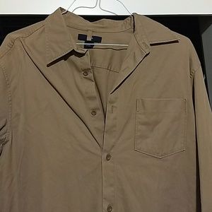 Long sleeve, 6 button down